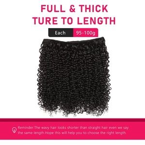 Human Hair Bundles 26 inches kinky curly/kinky straight top grade 12A